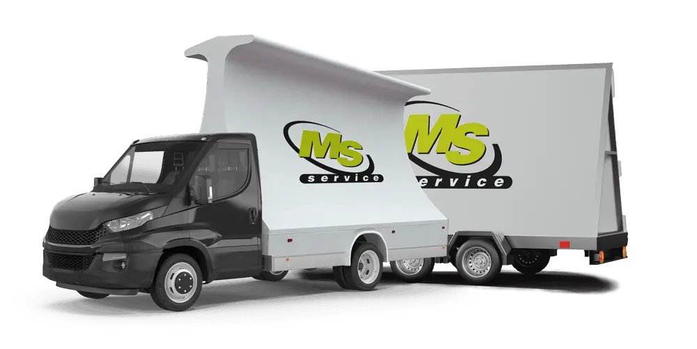 Camion vela MS Service a Mantova